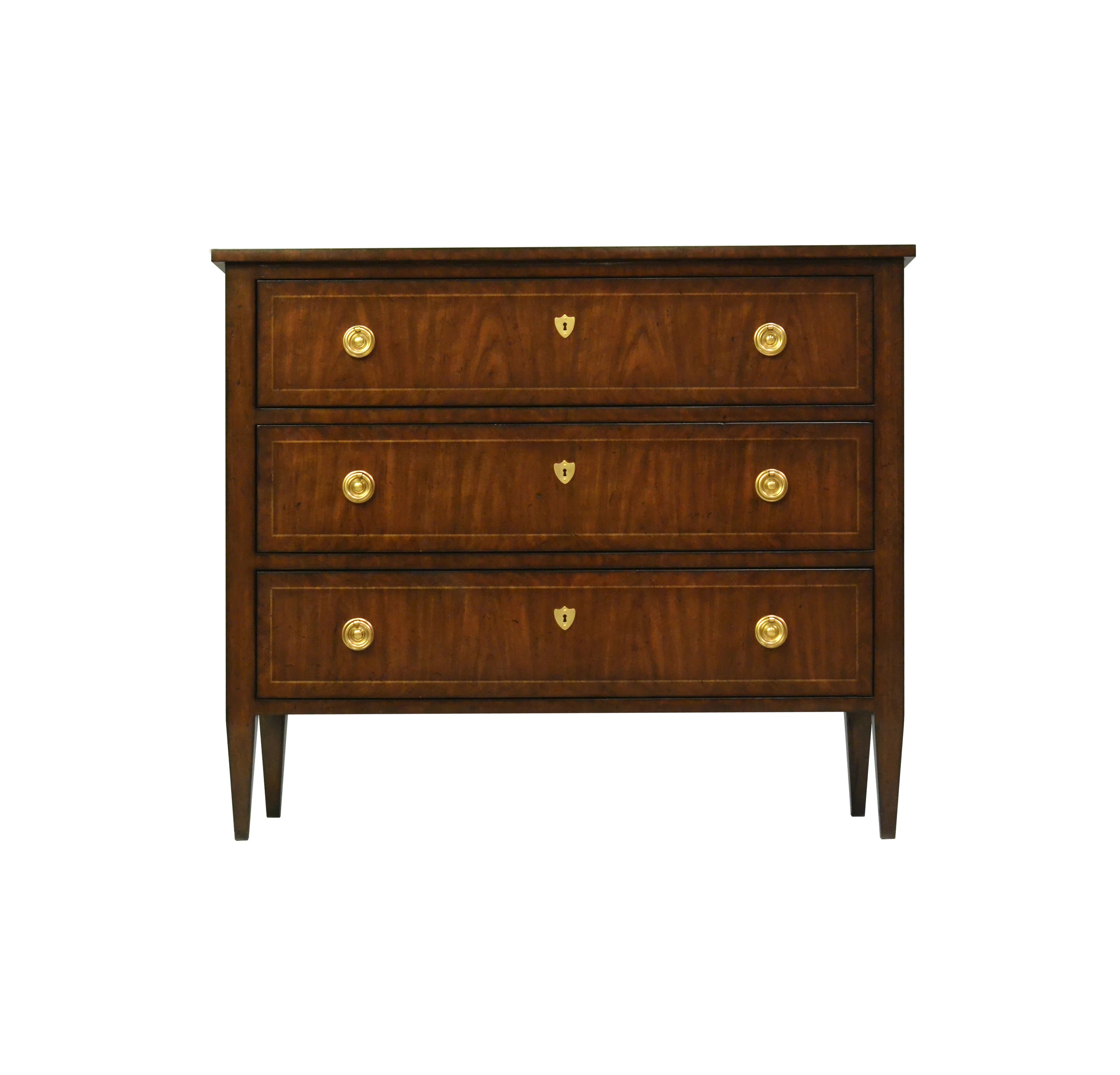 Solid Wood 44'' W 3 - Drawer Dresser | Wayfair North America