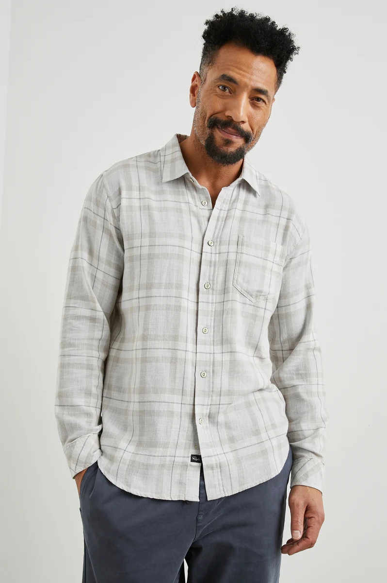WYATT SHIRT - TAPIR AGAVE MELANGE | Rails