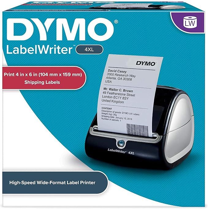 DYMO 1755120 LabelWriter 4XL Thermal Label Printer | Amazon (US)