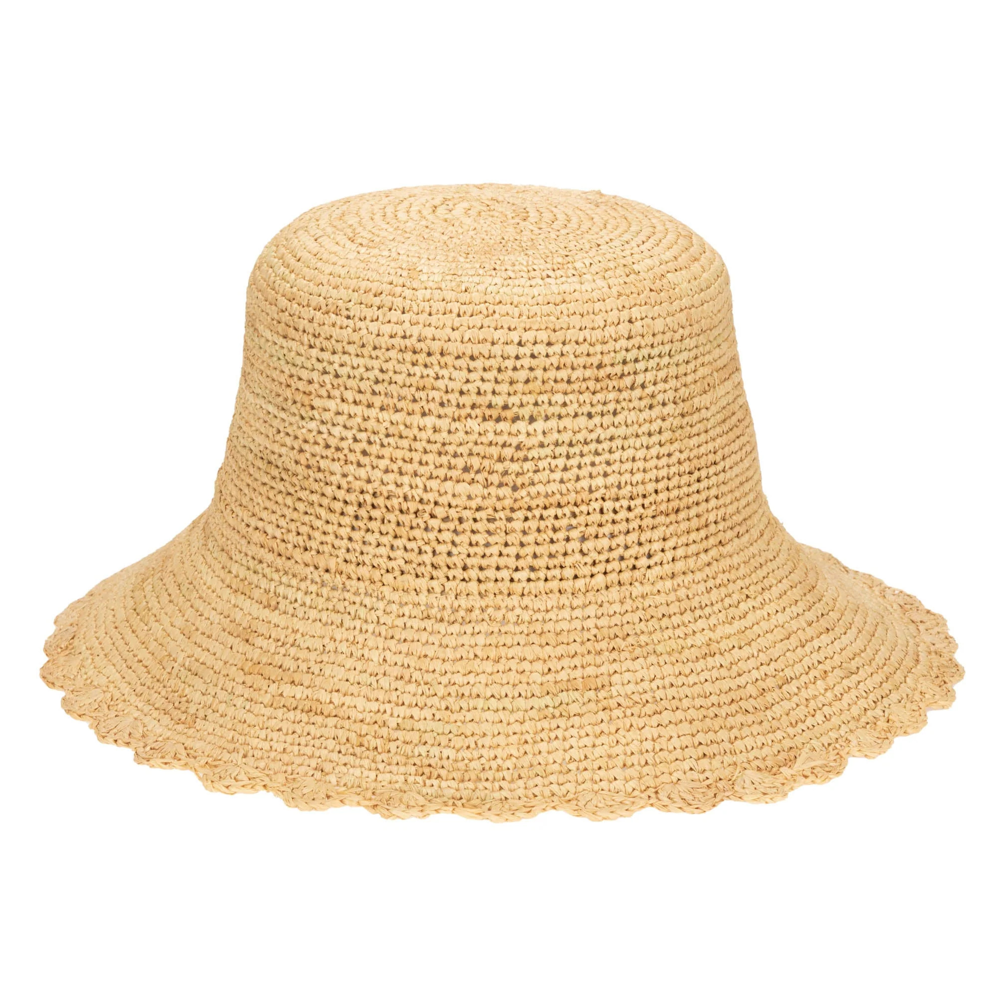 Sand Dollar - Hand Crochet Bucket Hat with Scalloped Brim | San Diego Hat Company