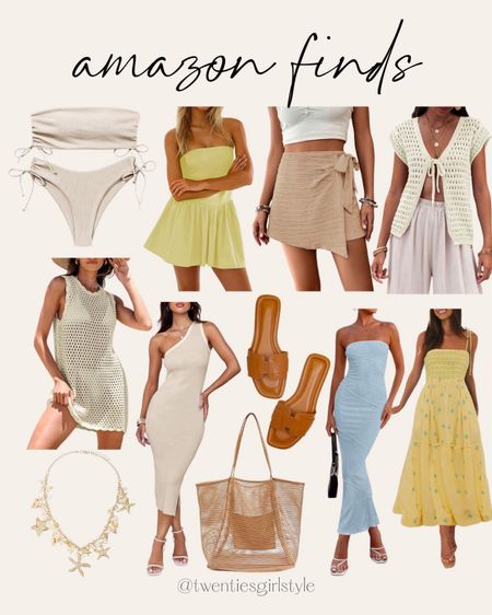  Amazon Finds  🙌🏻🙌🏻

Skirt, vacation finds, swimsuit, coverup, mini dress, necklace sun dress



#LTKTravel #LTKSwim #LTKSeasonal