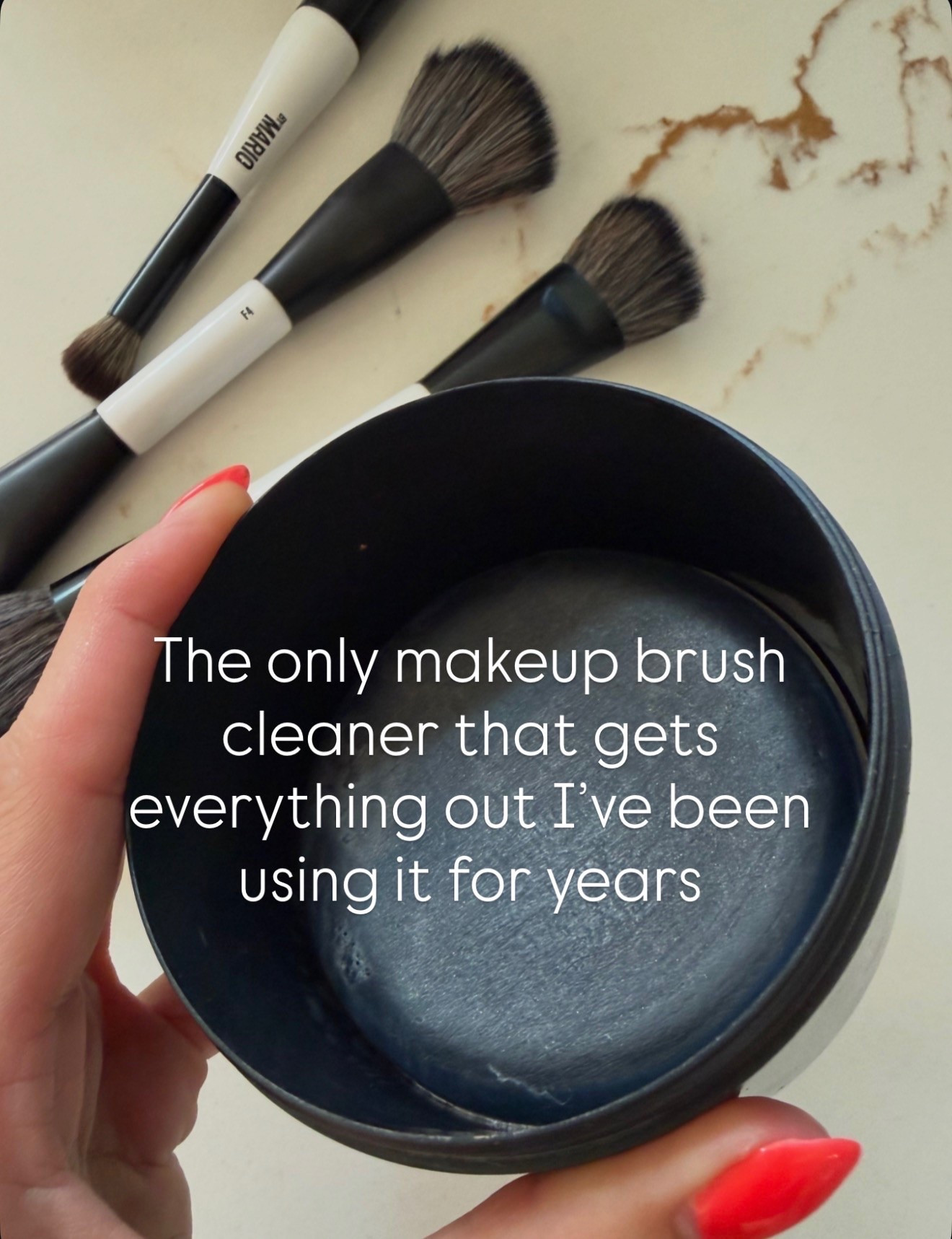 The only makeup brush cleaner that gets everything out I've been using it for years.

#LTKBeauty #LTKOver40 #LTKselfcare