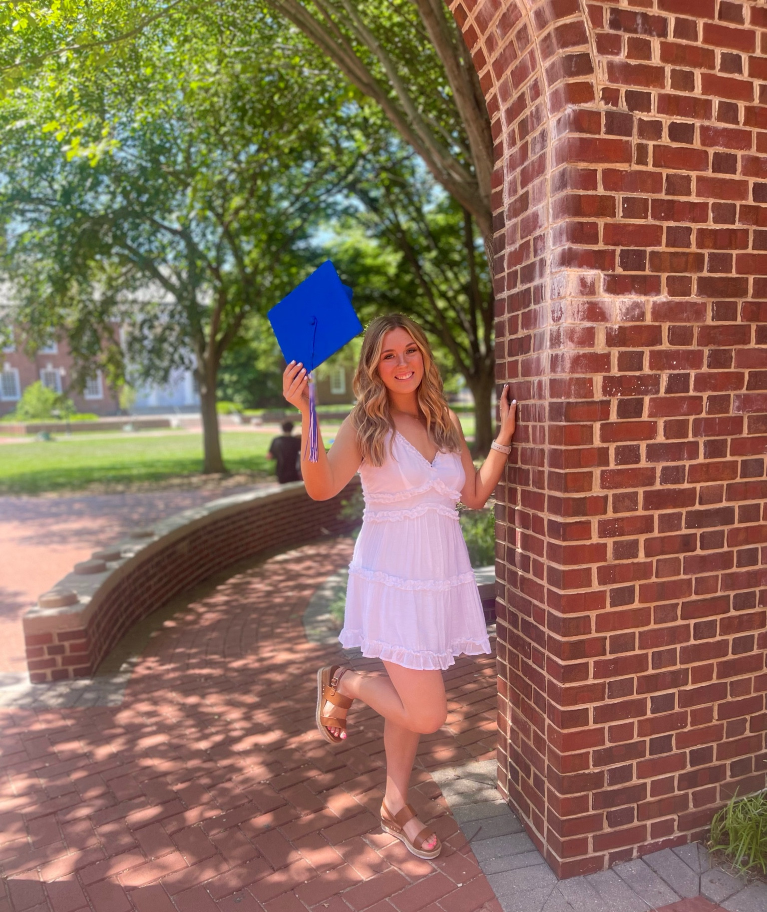 This white dress was perfect for my grad photos & on sale!!! Love still wearing It out to dinner or on a beach day on cape cod 🤍 

#LTKSaleAlert #LTKFindsUnder50 #LTKGiftGuide
