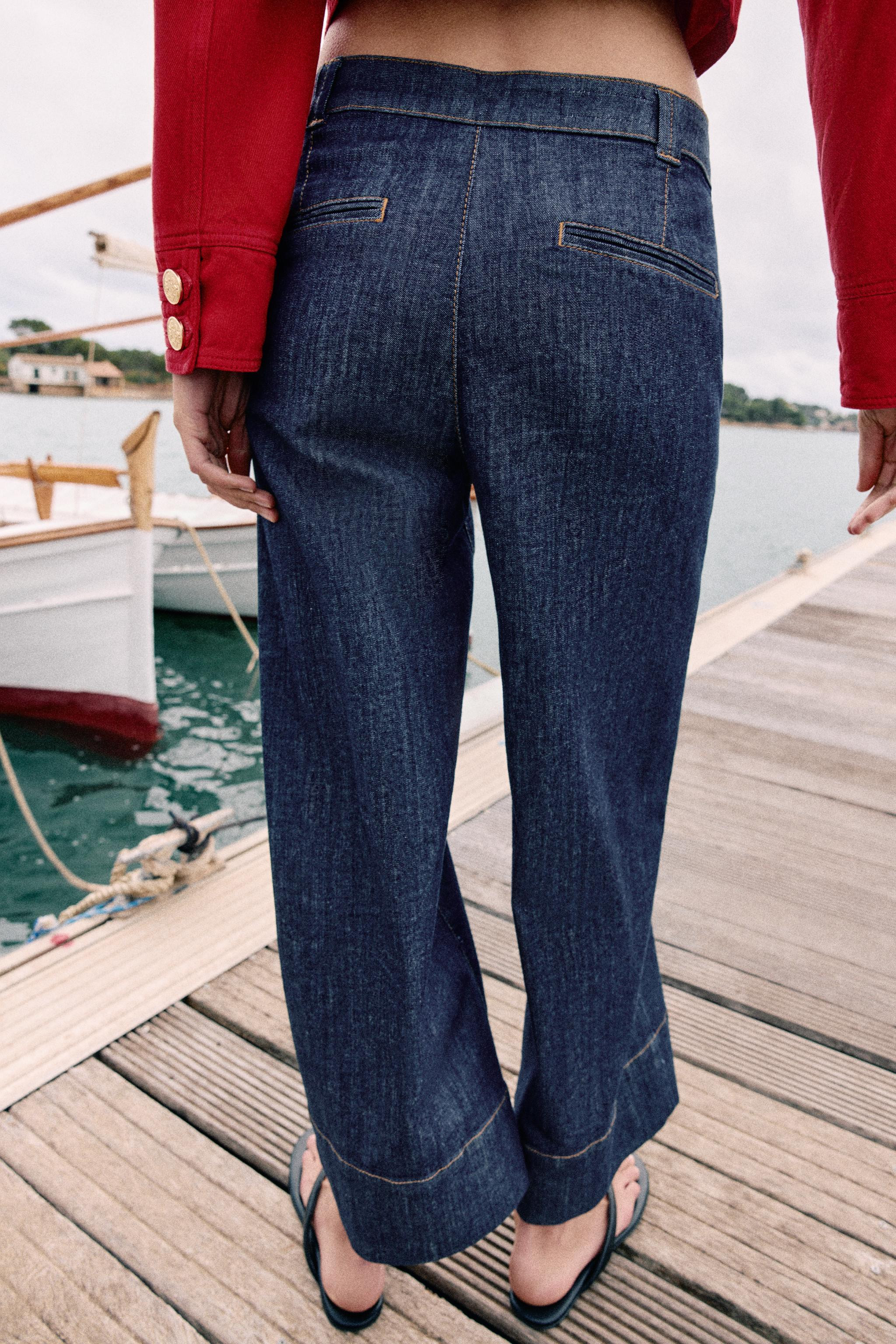 Z1975 MID-RISE CULOTTE JEANS | Zara US