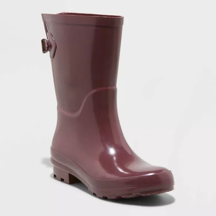 Women's Vicki Mid Calf Rubber Rain Boots - A New Day&#153; | Target