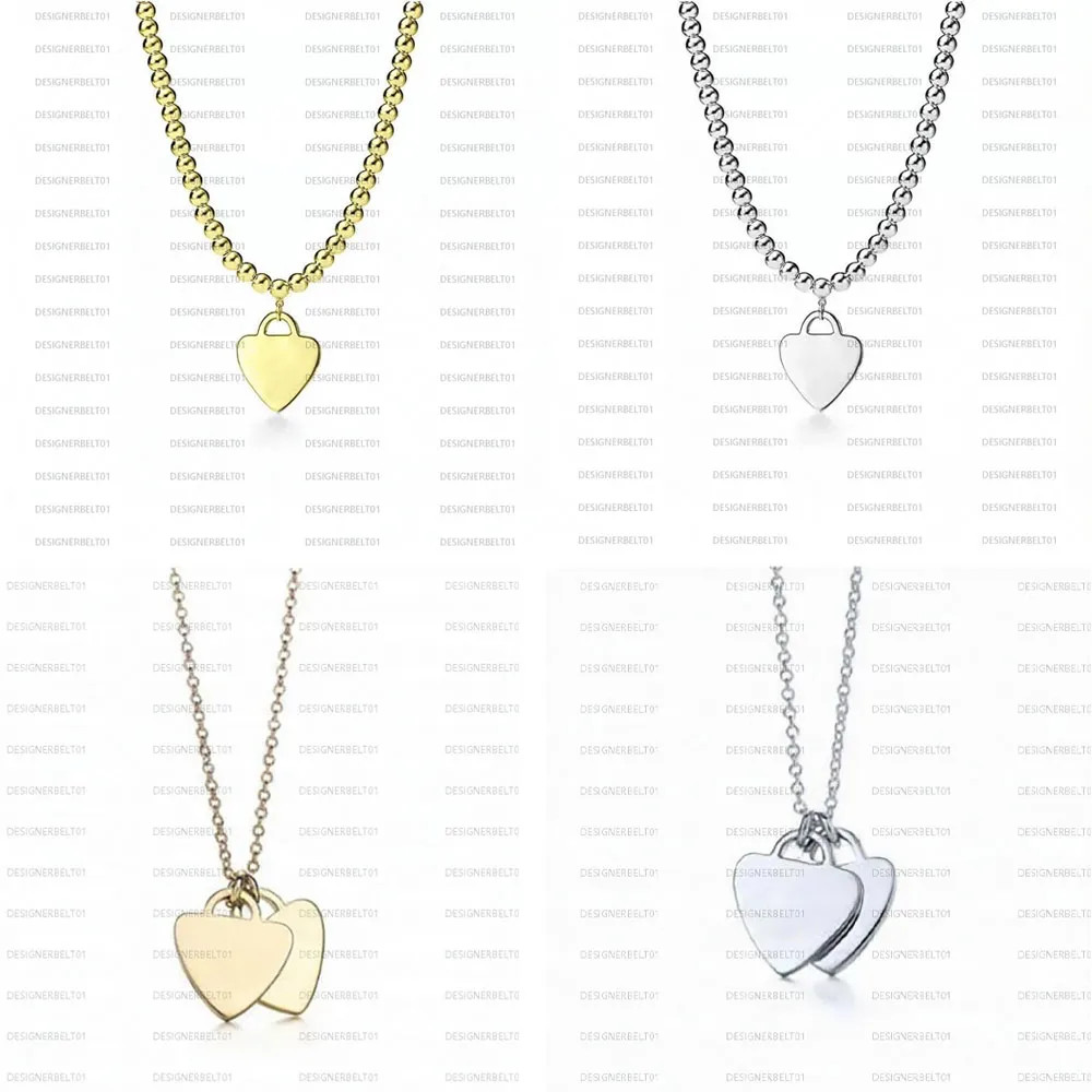 Heart shaped pendant necklace designer jewelry necklace women's necklace classic retro 18K gold n... | DHGate