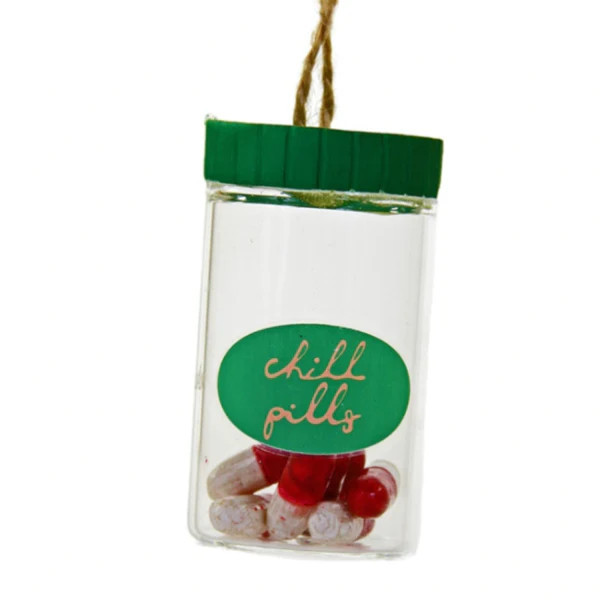 Chill Pill Canister Ornament | Waiting On Martha