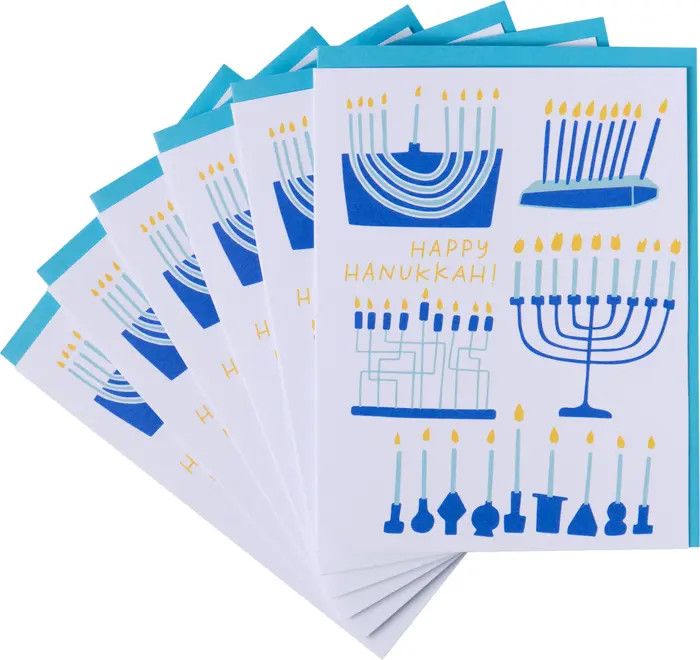 THE GOOD TWIN 6-Pack Happy Hanukkah Greeting Cards | Nordstrom | Nordstrom