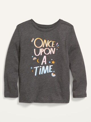 Unisex Long-Sleeve "Once Upon A Time" Graphic Tee for Toddler | Old Navy (US)