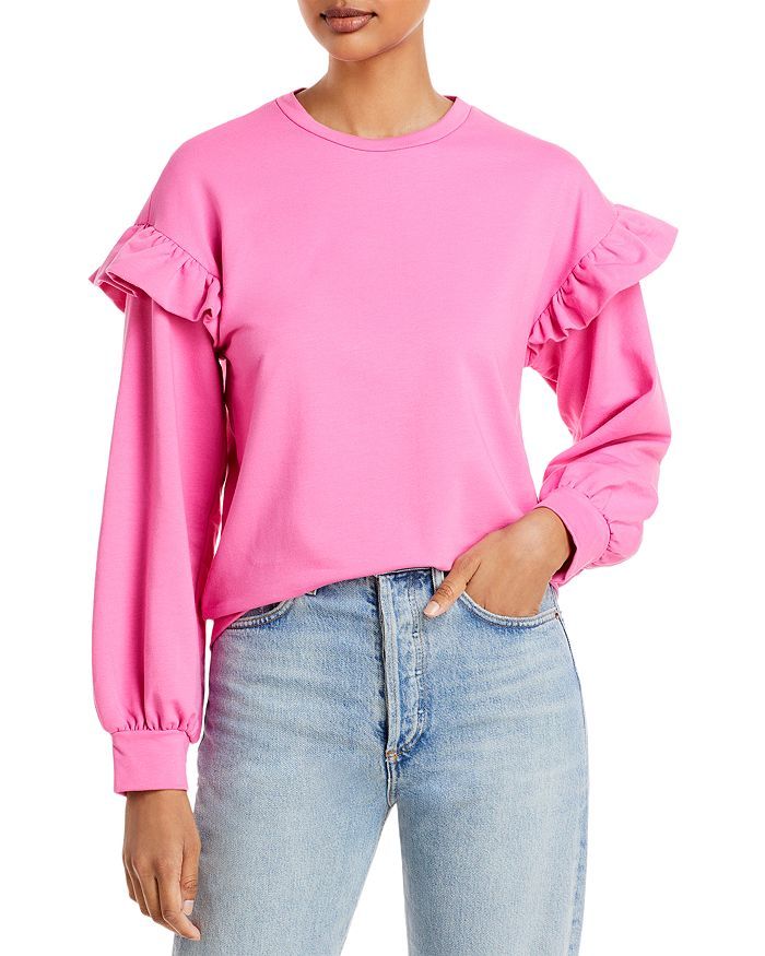 Ruffled French Terry Top - 100% Exclusive | Bloomingdale's (US)