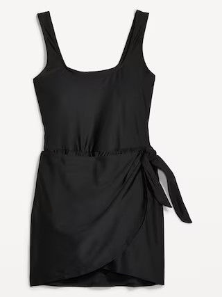 Side-Tie Swim Dress | Old Navy (US)
