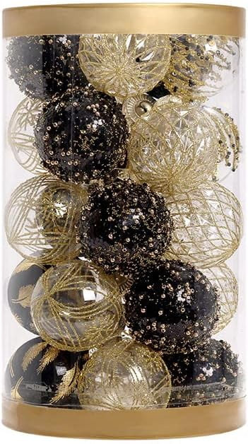 HELLONE 25PCS/2.36 Inch Christmas Balls Ornaments for Xmas Christmas Tree Decor, Shatterproof Chr... | Walmart (US)