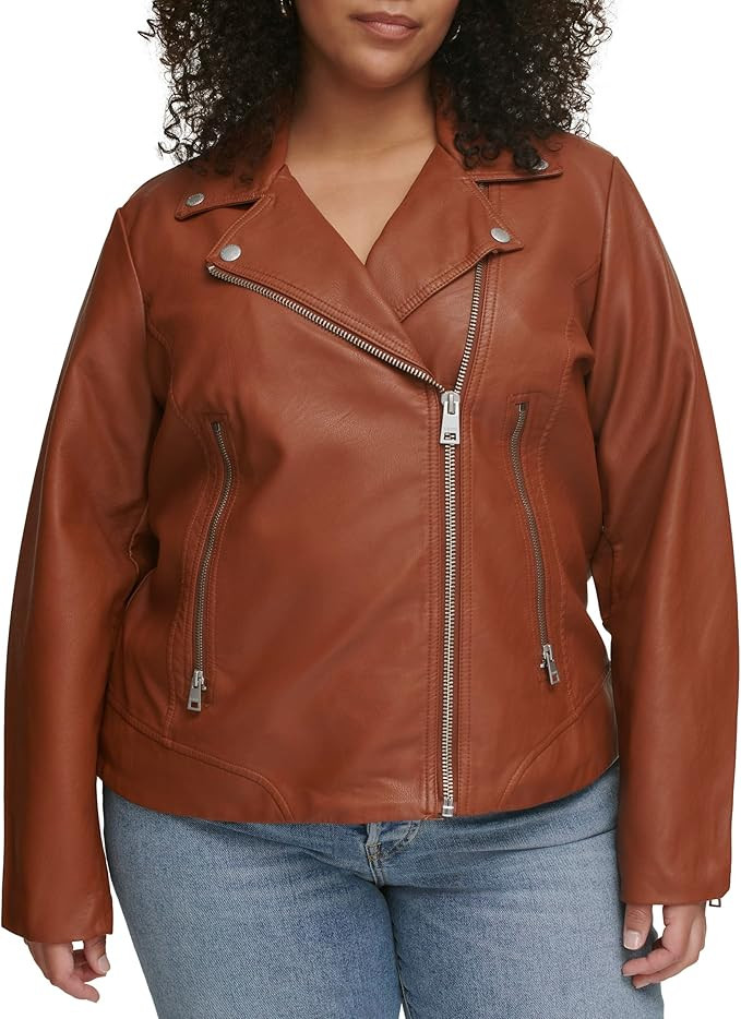 Levi's Women's The Classic Faux Leather Moto Jacket (Regular & Plus Size) | Amazon (US)