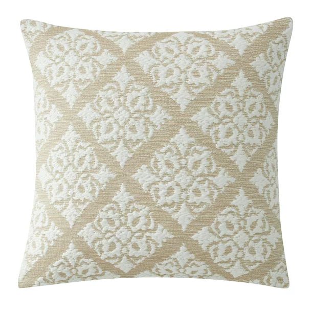 My Texas House Gemma Cotton Decorative Pillow Cover, 18"x18", White Pepper | Walmart (US)