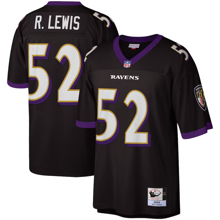 Ray Lewis Baltimore Ravens Mitchell & Ness Legacy Replica Jersey - Black | Fanatics