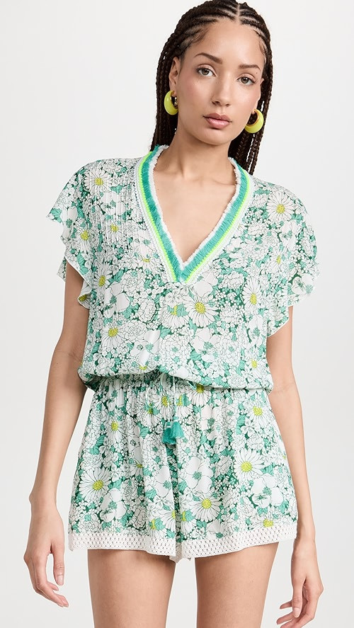 Short Romper Sasha V Neck | Shopbop