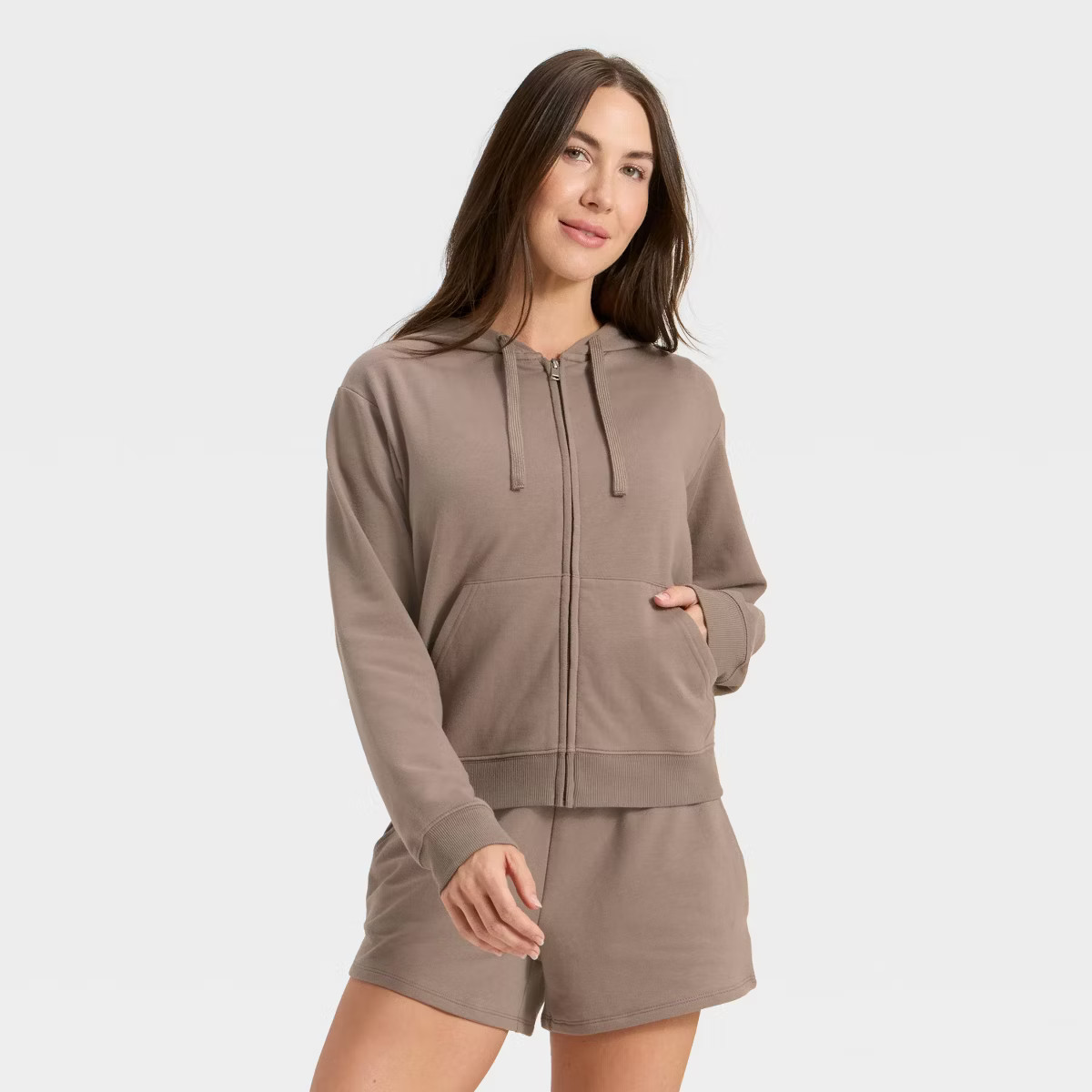 Women's Fleece Zip-Up Sweatshirt - Auden™ | Target