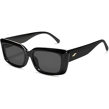 SOJOS Trendy Rectangular Sunglasses Womens Face 90's Retro Shades Sunnies Gafas de sole Chunky An... | Amazon (US)