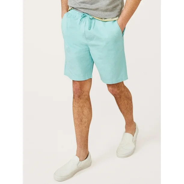 Free Assembly Men's 9" E-Waist Utility Shorts | Walmart (US)