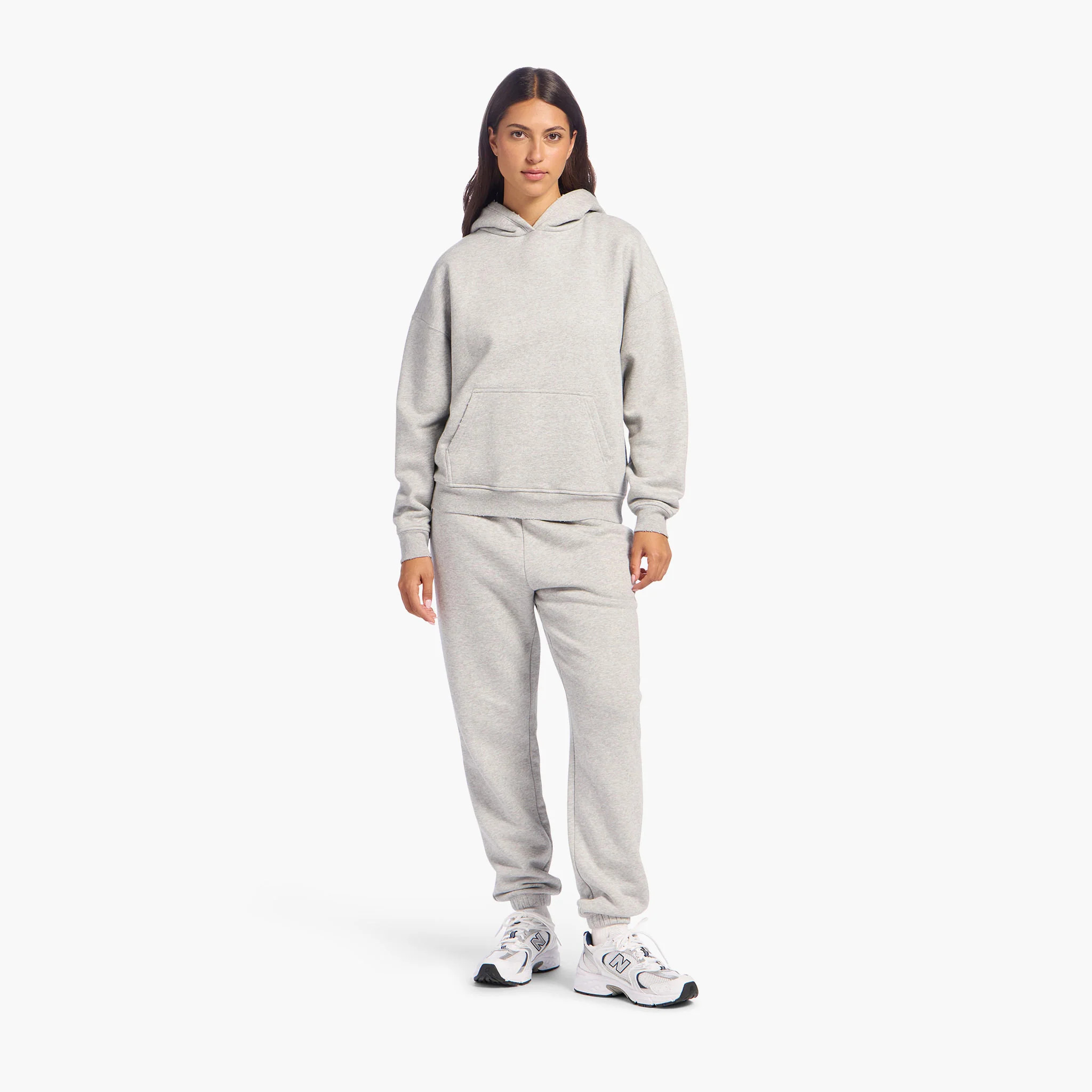 Vintage Fleece Hoodie | Heather Grey | Nuuds US