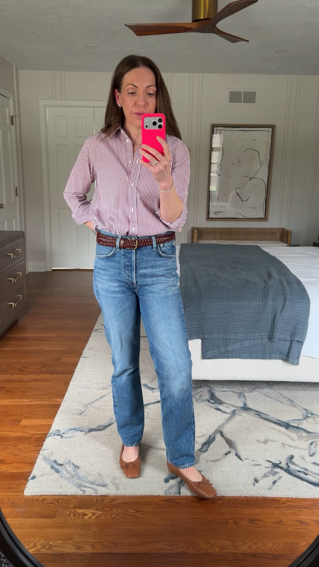 @jcrew Butoon down size 6

@gapstyle braided belt (32W)

@M.Gemi Danza flats TTS

citizens jeans TTS (loosening up!)

#LTKootd #LTKmomlife #LTKOver40