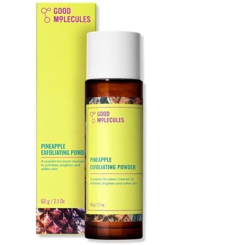 Good Molecules Pineapple Exfoliating Powder - Exfoliating Face Scrub with Natural Enzymes, Gentle Alcohol-Free Facial Cleanser, Skin Care for Face | Amazon (US)