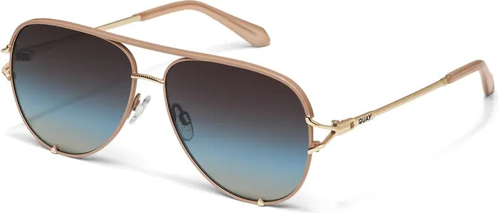High Key Twist 60mm Gradient Aviator Sunglasses | Nordstrom