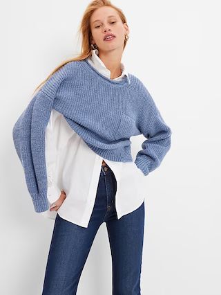 Shaker-Stitch Pocket Sweater | Gap (US)