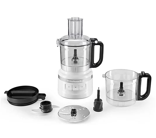 KitchenAid 7-Cup Food Processor with Extra Bowl and Lid - QVC.com | QVC