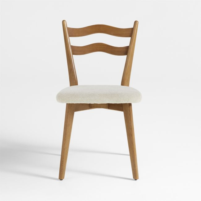 Hazel Brown Wood Dining Chair | Crate & Barrel
