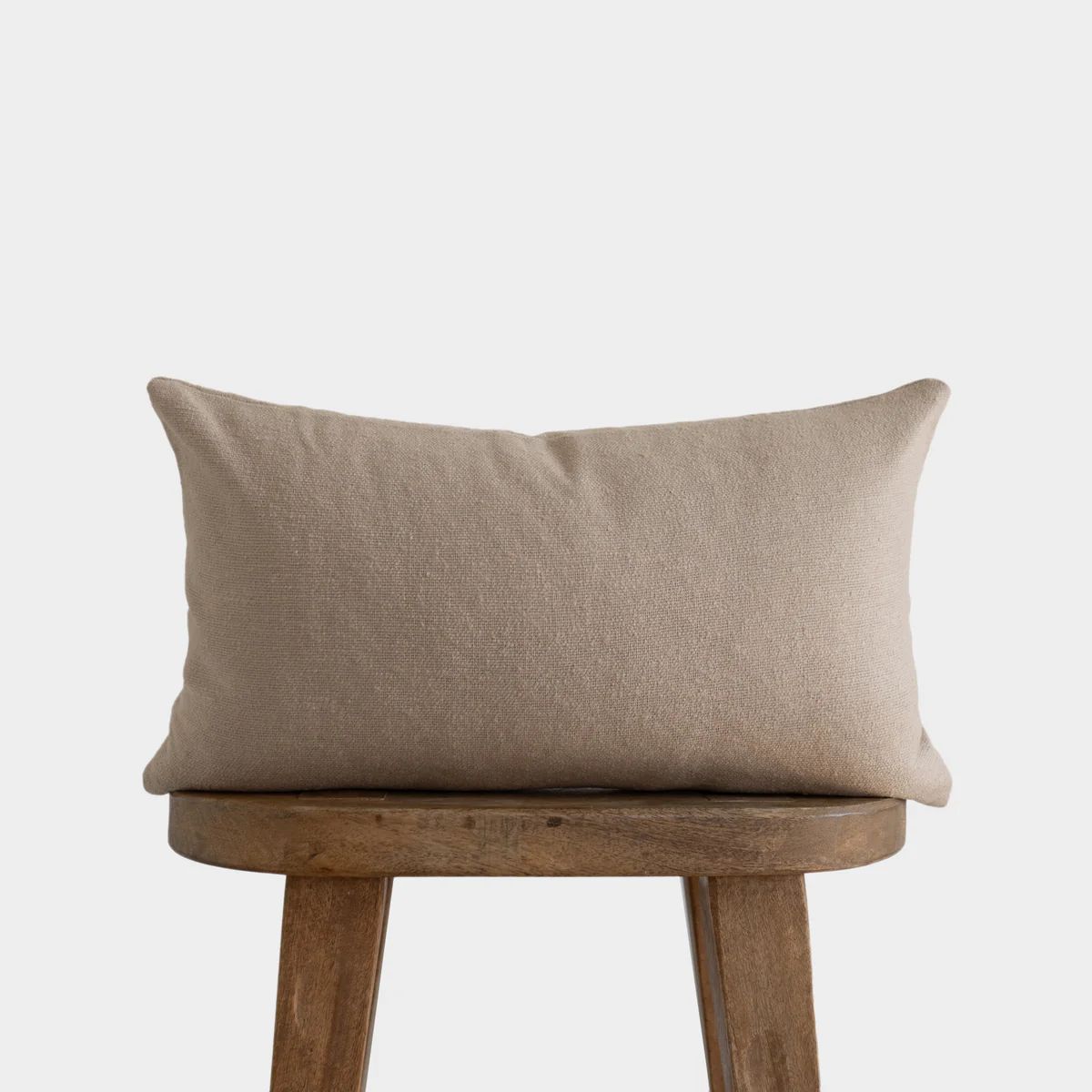 Wren in Warm Charcoal - 22" | 26" Moroccan Pillow Cover | Woven Nook