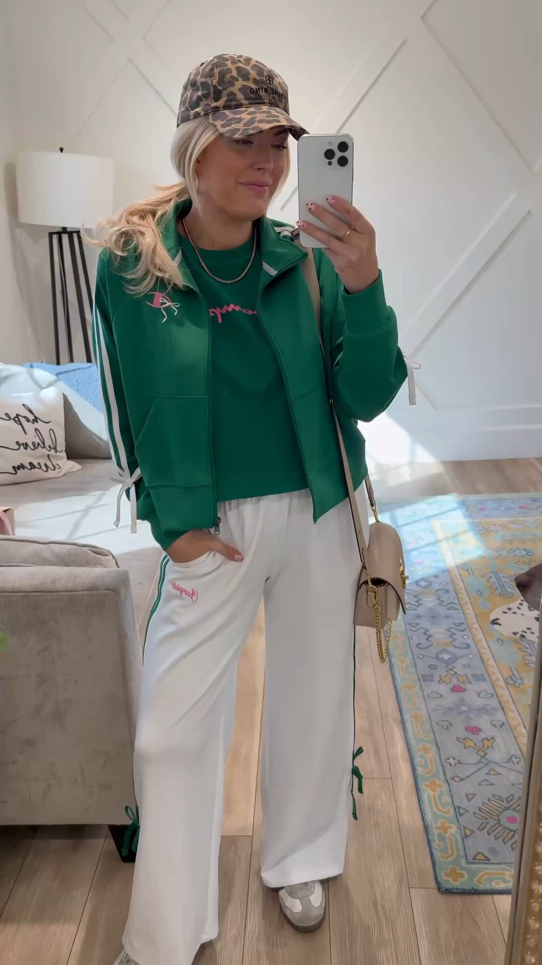 Anytime I see green I have to buy it… since it’s my kids’ school color. Love this set! 

#LTKootd #LTKmomlife #LTKOver40