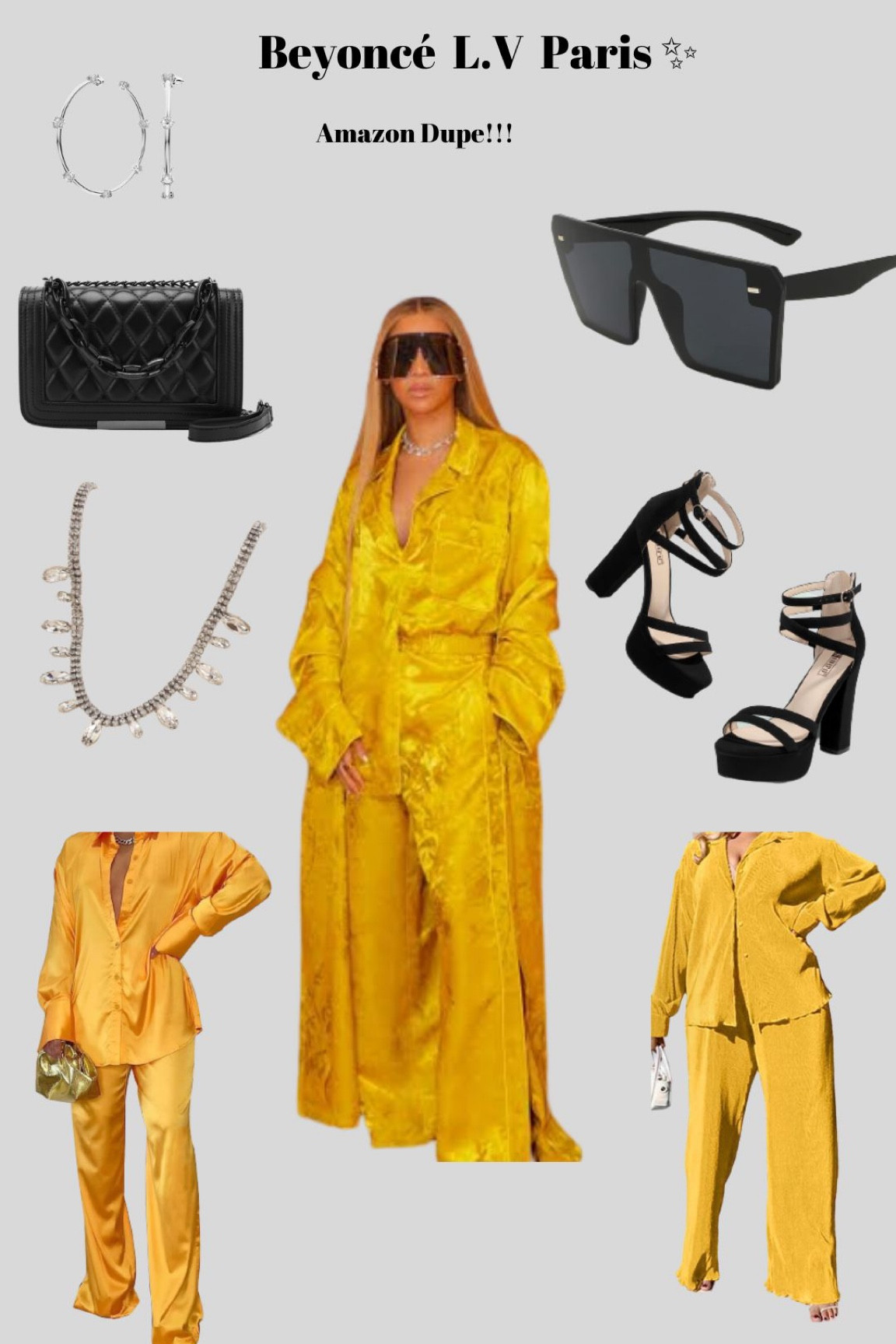 Amazon Dupe for Beyoncé’s look in Paris 

#LTKfit #LTKFind #LTKstyletip