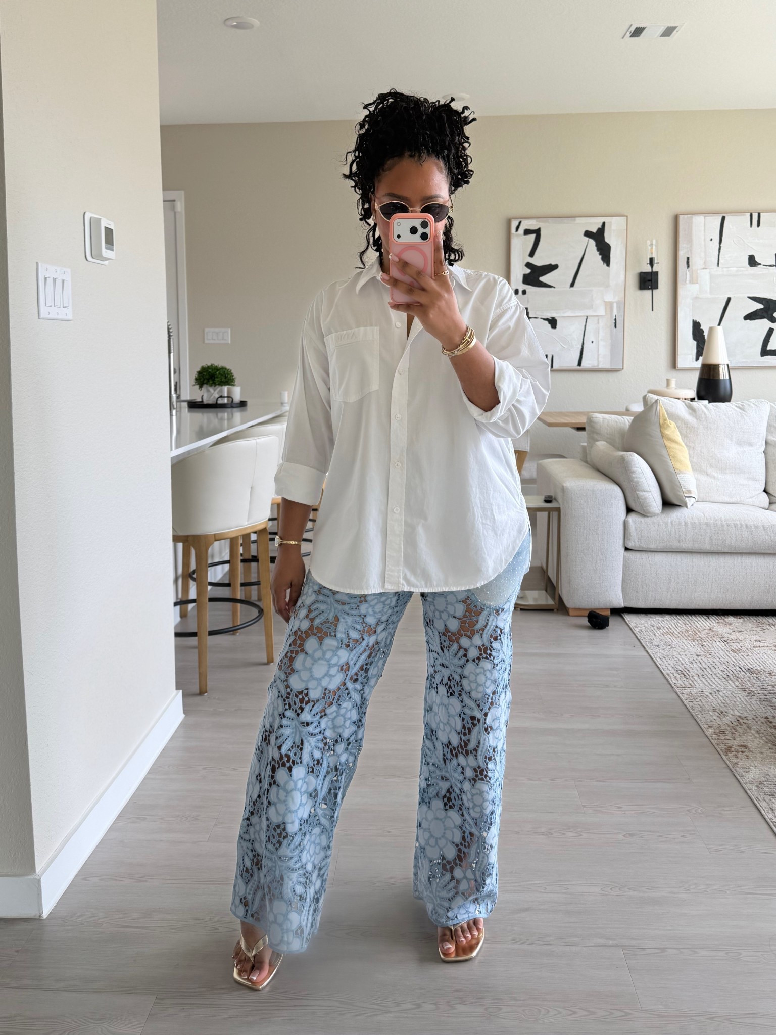 #ootd with the button down and statement pants from #jcrew #bayeas 

#LTKootd #LTKgrwm