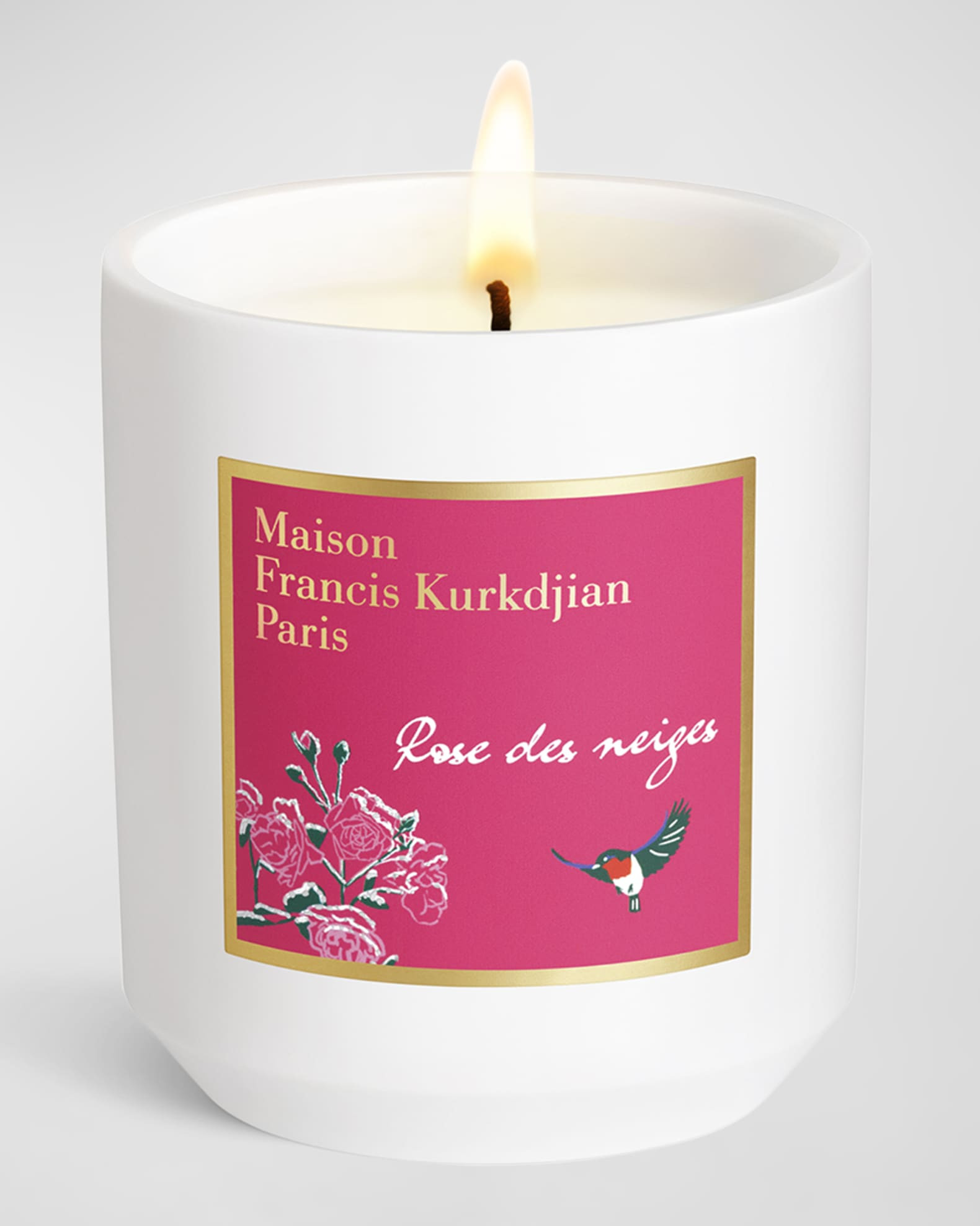 Maison Francis Kurkdjian Rose des Neiges Candle, 280 g | Neiman Marcus
