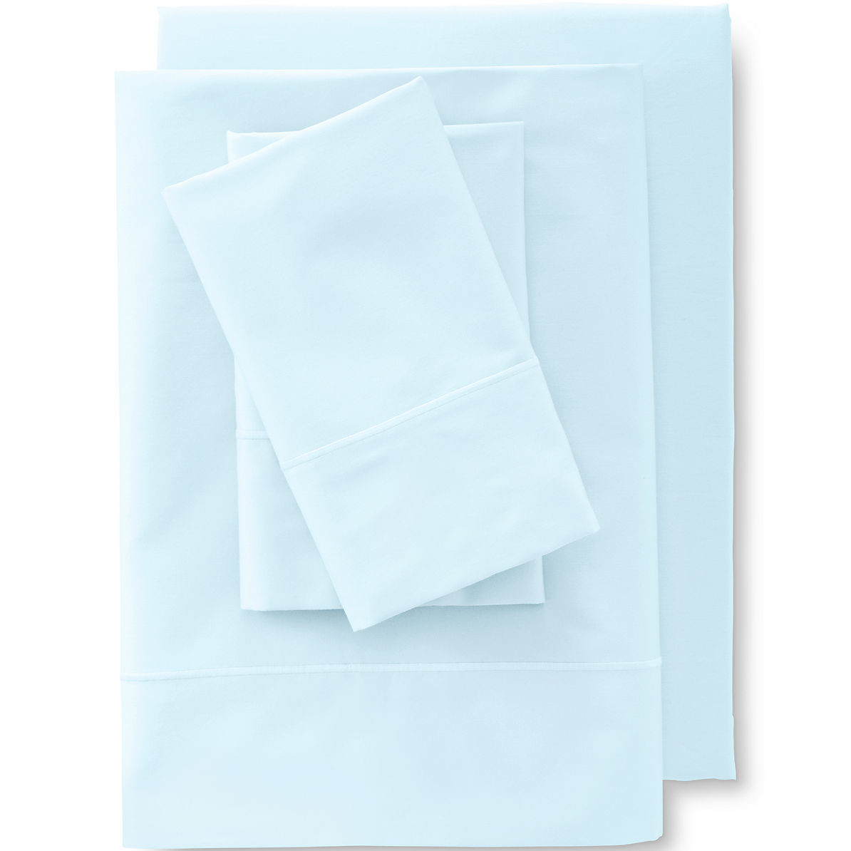 400 Thread Count Premium Supima Cotton No Iron Sateen Bed Sheet Set | Lands' End (US)