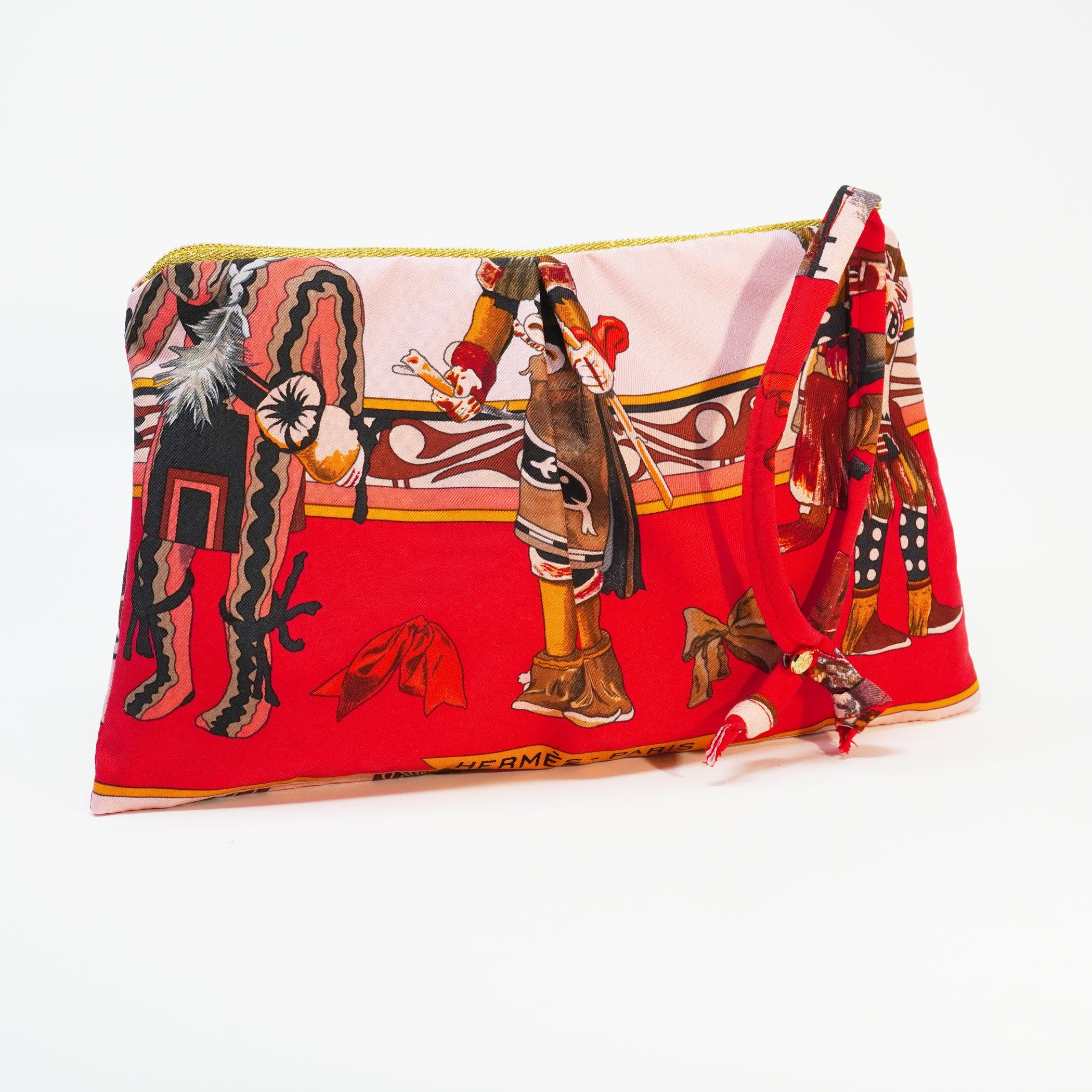 "Kachinas" Scarf Bag (Upcycled from Hermes Scarf) | Hampton Road Designs