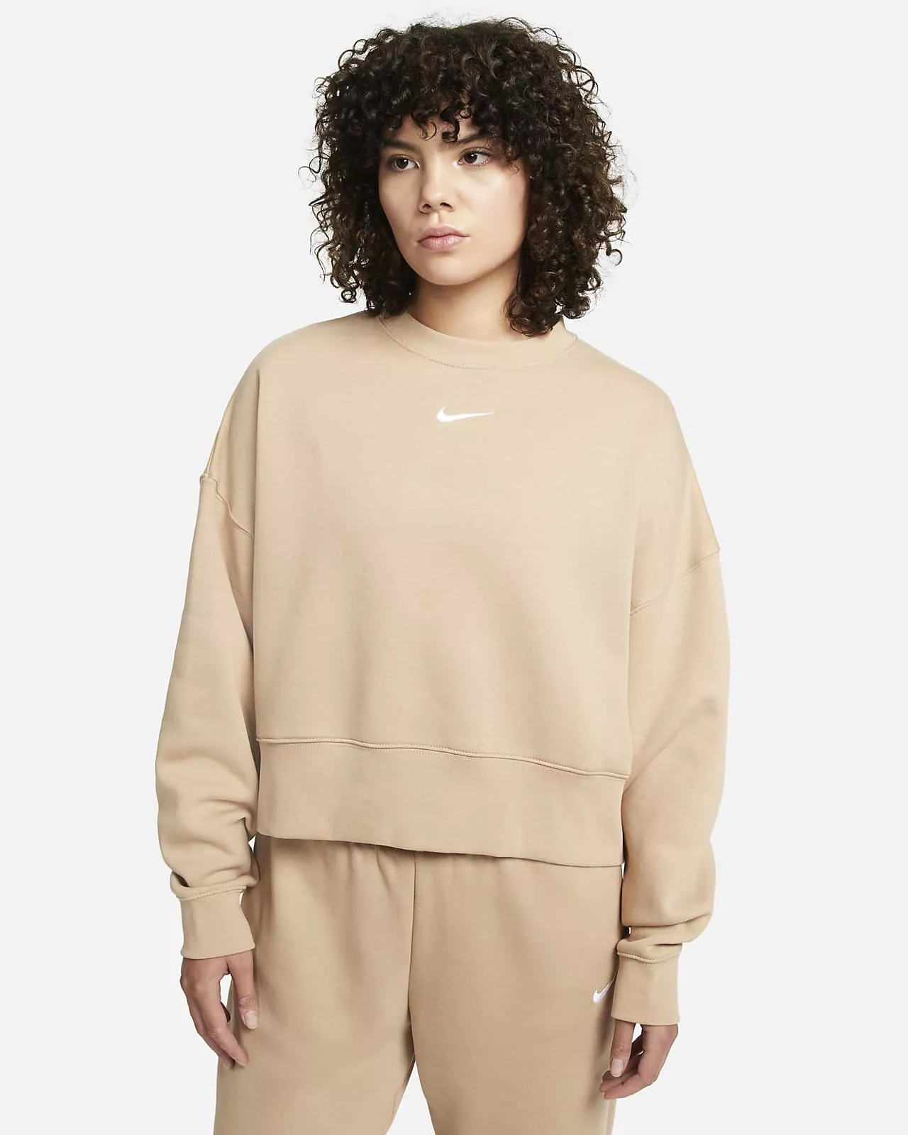 Nike sportswear crew trend oatmeal new arrivals