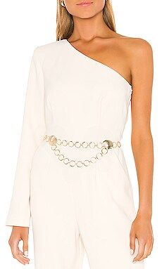 Sheila Chain Belt in Gold | Revolve Clothing (Global)