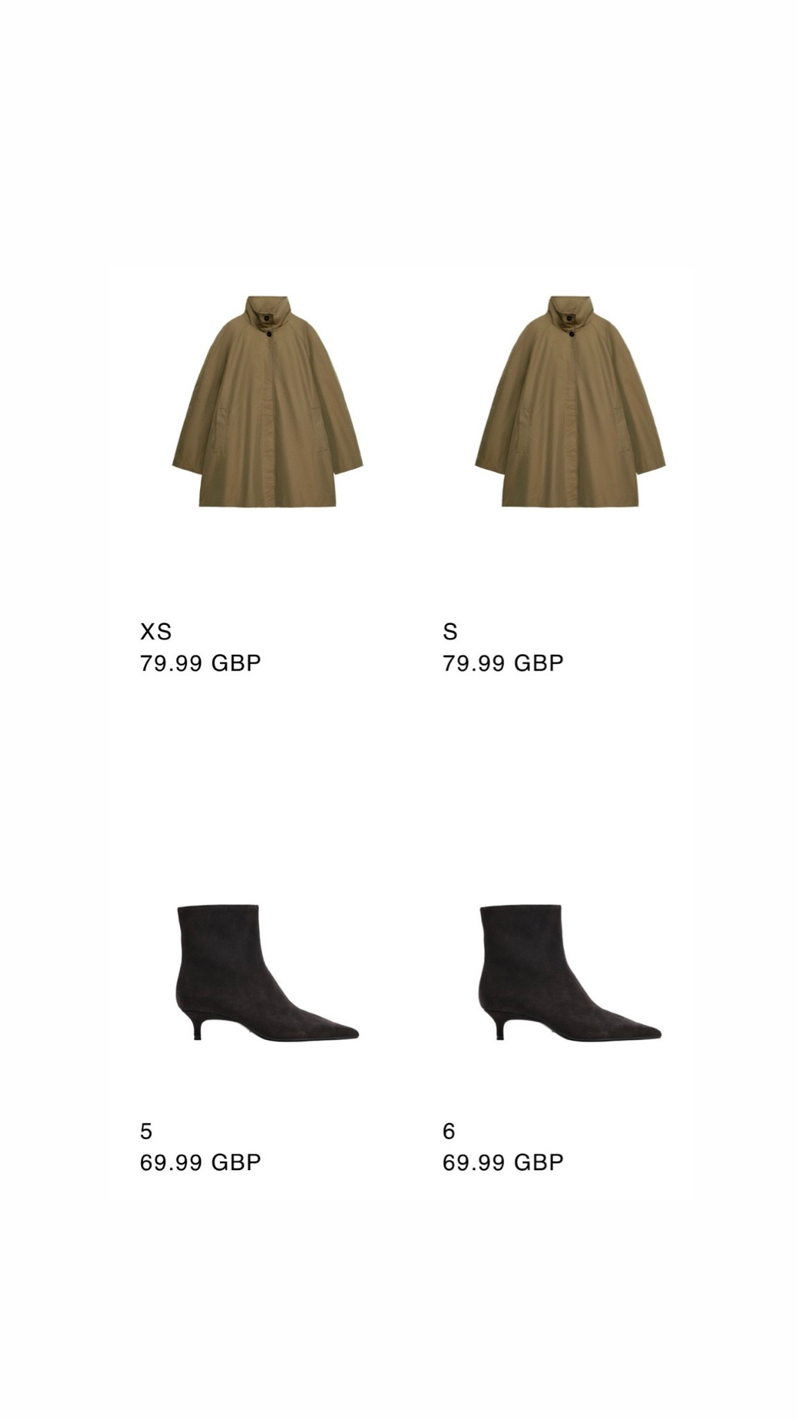 My Zara order