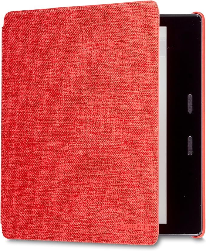 Kindle Oasis Water-Safe Fabric Cover, Punch Red | Amazon (US)
