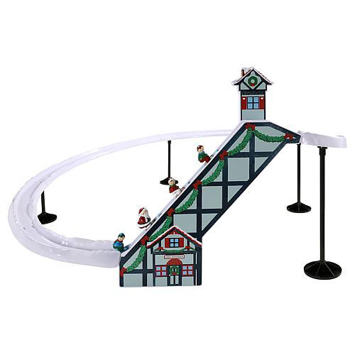 Mr. Christmas Animated and Musical Santa's Ski Slope | HSN