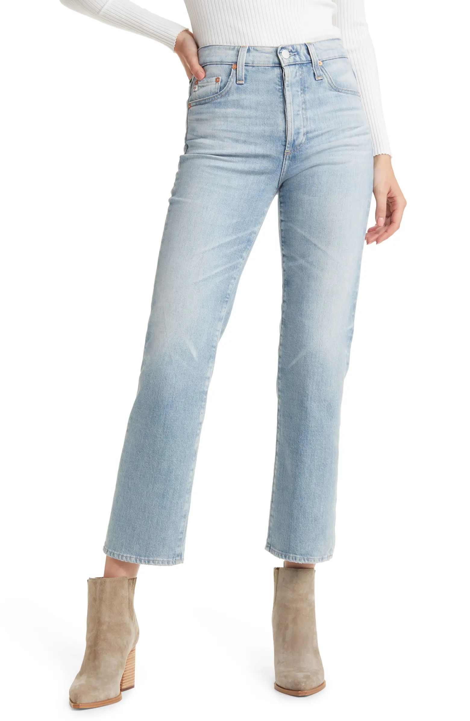 AG Alexxis High Waist Crop Jeans | Nordstrom | Nordstrom