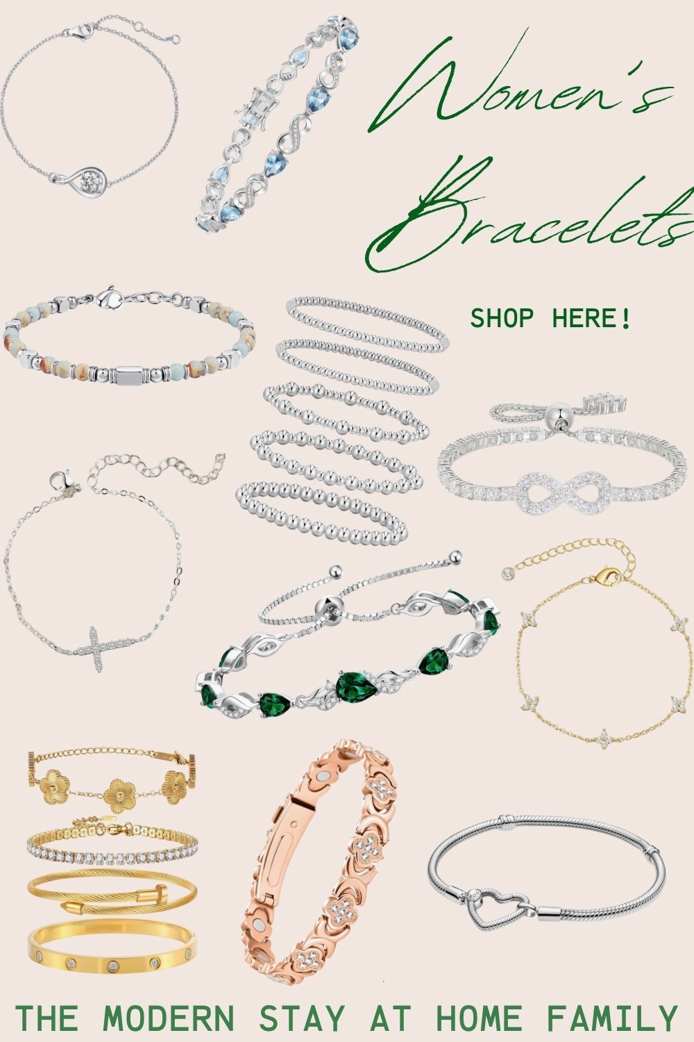 Stackable, timeless, and easy to style ✨ These women’s bracelets are the perfect finishing touch for any outfit. Whether you love a minimal gold bracelet stack, chunky statement bracelets, or dainty everyday jewelry, these trendy bracelets instantly elevate your look. Perfect for casual outfits, date night looks, office style, and everyday fashion. I’m loving how versatile these women’s gold bracelets are for layering with watches, rings, and other jewelry pieces. If you’re looking for affordable luxury jewelry vibes, these bracelets are such a must-have for 2026 fashion trends. 🤍

women’s bracelets, women’s gold bracelets, women’s silver bracelets, bracelet stack ideas, bracelet aesthetic, trendy bracelets for women, dainty bracelets, chunky bracelets, gold jewelry for women, everyday bracelets, minimalist jewelry, stackable bracelets, bracelets outfit ideas, fashion jewelry for women, cute bracelets, trendy jewelry 2026, women’s accessories, luxury style jewelry, affordable bracelets, bracelets inspiration

#LTKBeauty #LTKSaleAlert #LTKmomlife