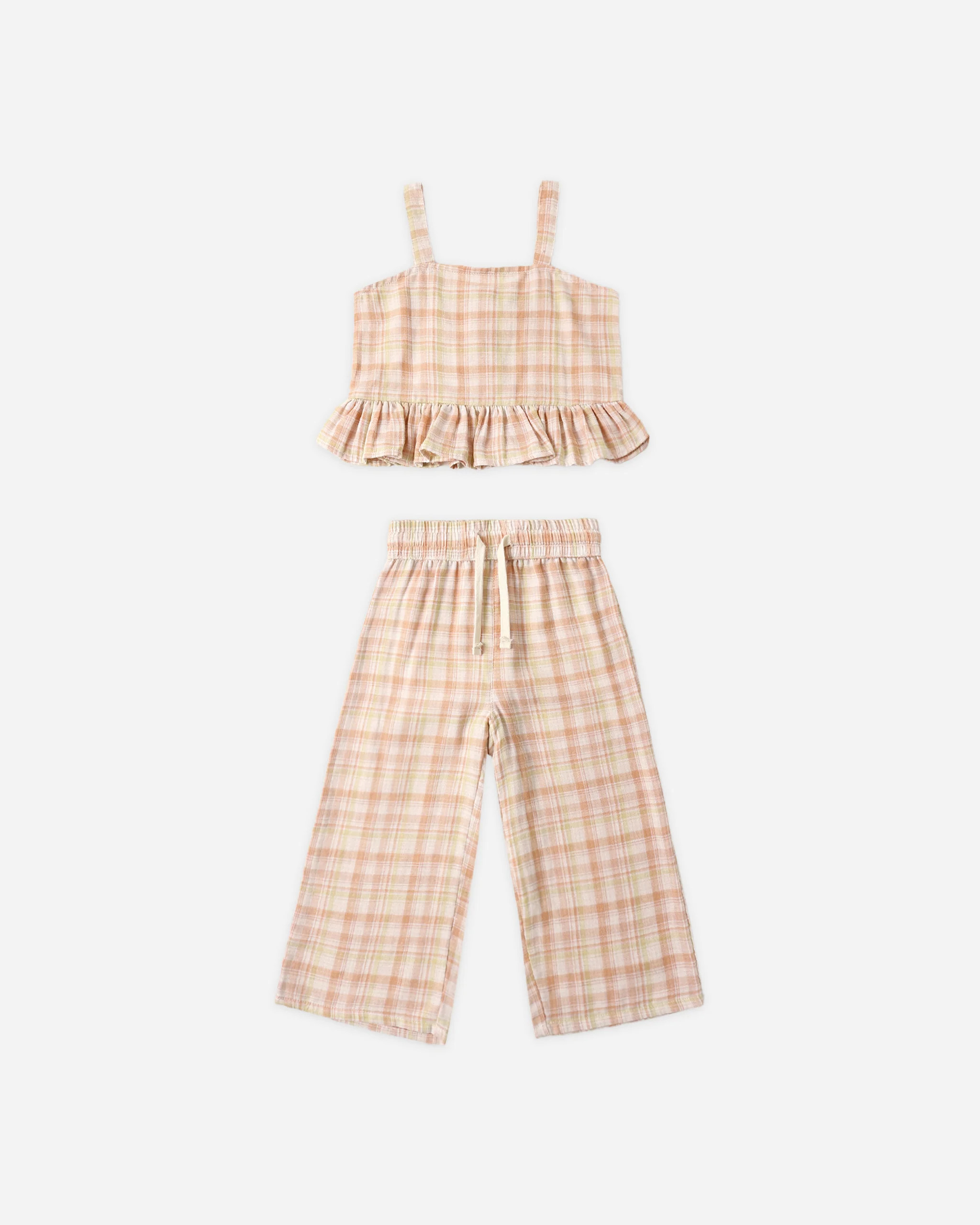 Kayli Set Summer Plaid | Rylee + Cru