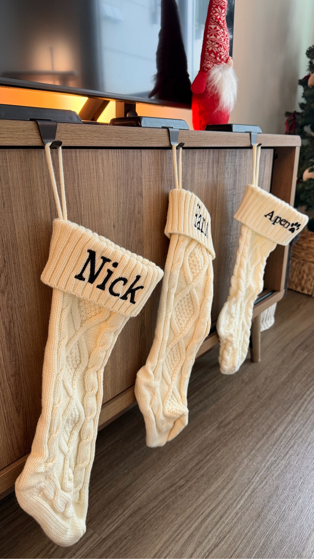 Stockings are hung - absolutely love these custom stockings from Amazon 🎄

#LTKSeasonal #LTKHoliday #LTKHome