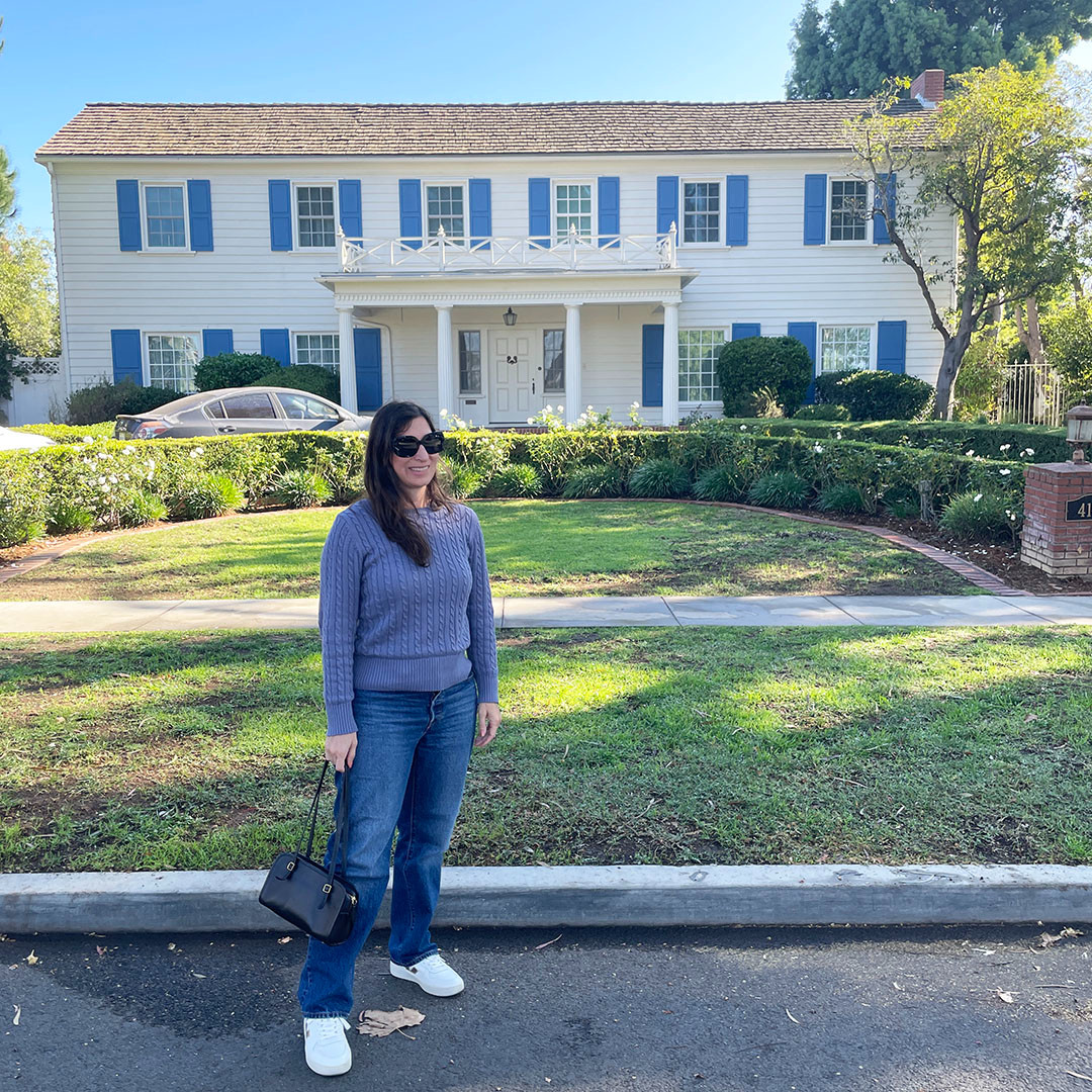 Not me being a Ferris Bueller's Day Off groupie and getting a photo snapped in front of Ferris's house. Yes, I did this. 

 #LTKdayinmylife #LTKootd #LTKPetite