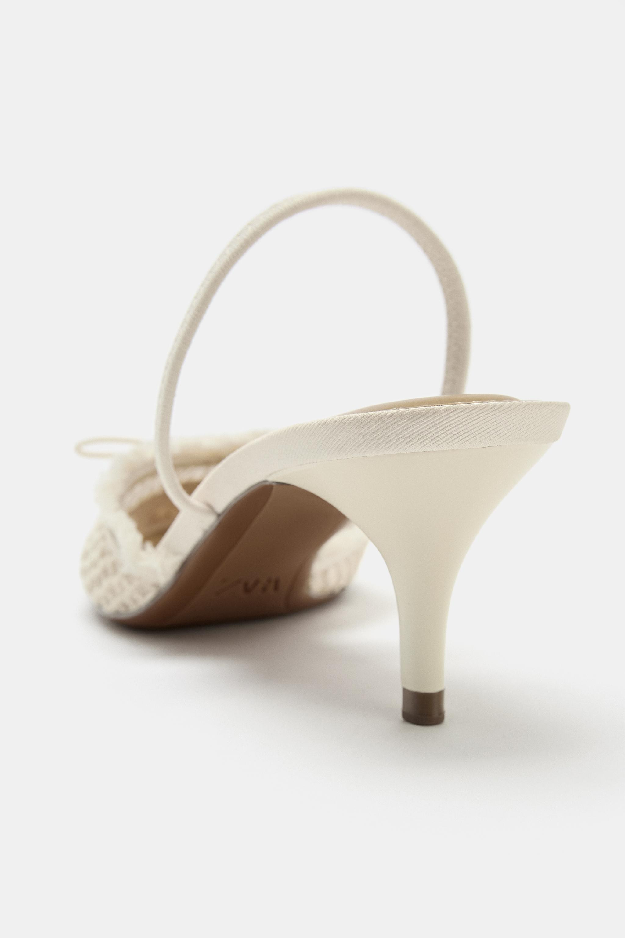 BOW SLINGBACK SHOES | Zara US