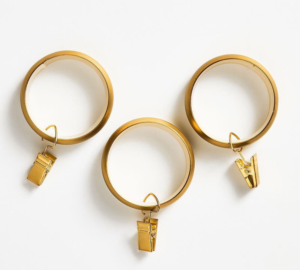 Quiet-Glide Curtain Clip Rings | Pottery Barn (US)