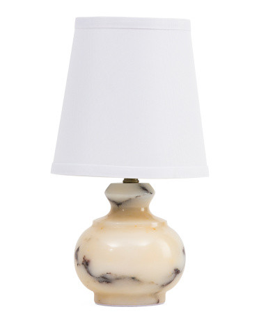 12.5in Solid Marble Rechargeable Bulb Table Lamp | TJ Maxx